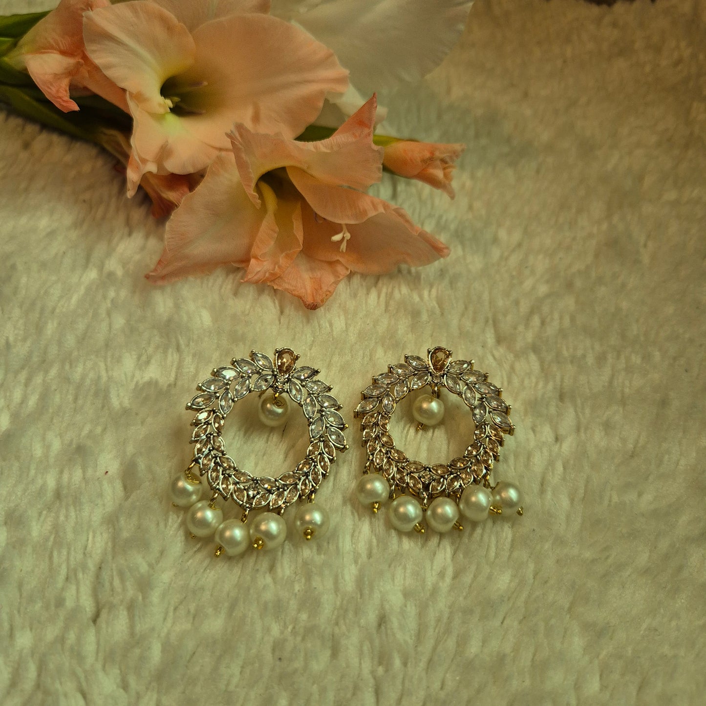 Silver earrings